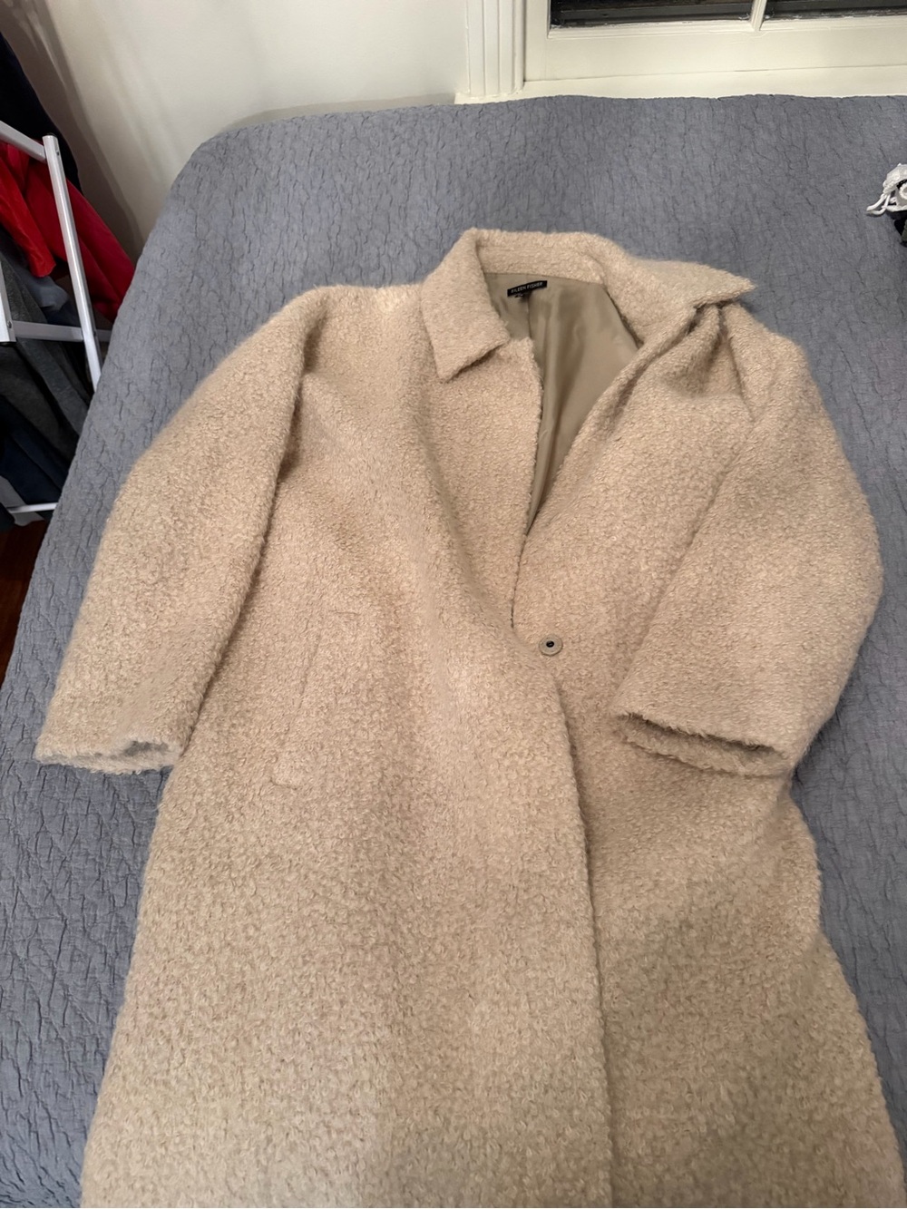 Eileen fisher alpaca pea coat